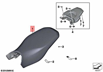 OEM BMW R1200gs / Adventure Rallye Seat High Luggage Rack