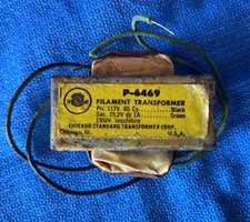 STANCOR P-6469 FILAMENT TRANSFORMER NOS Vintage