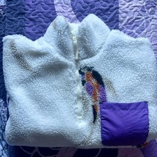 New In Hand Taylor Swift Speak Now Koi Fish Quarter Zip Sherpa Pullover, Size S