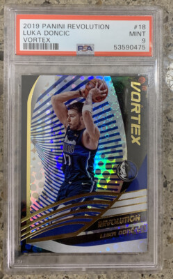 2019-20 Panini Revolution Vortex Luka Doncic #18 PSA 9 MINT Low 
