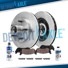 Front Brake Rotors + Pad Kit Brake for Navigator Expedition Rotors Brakes Pads