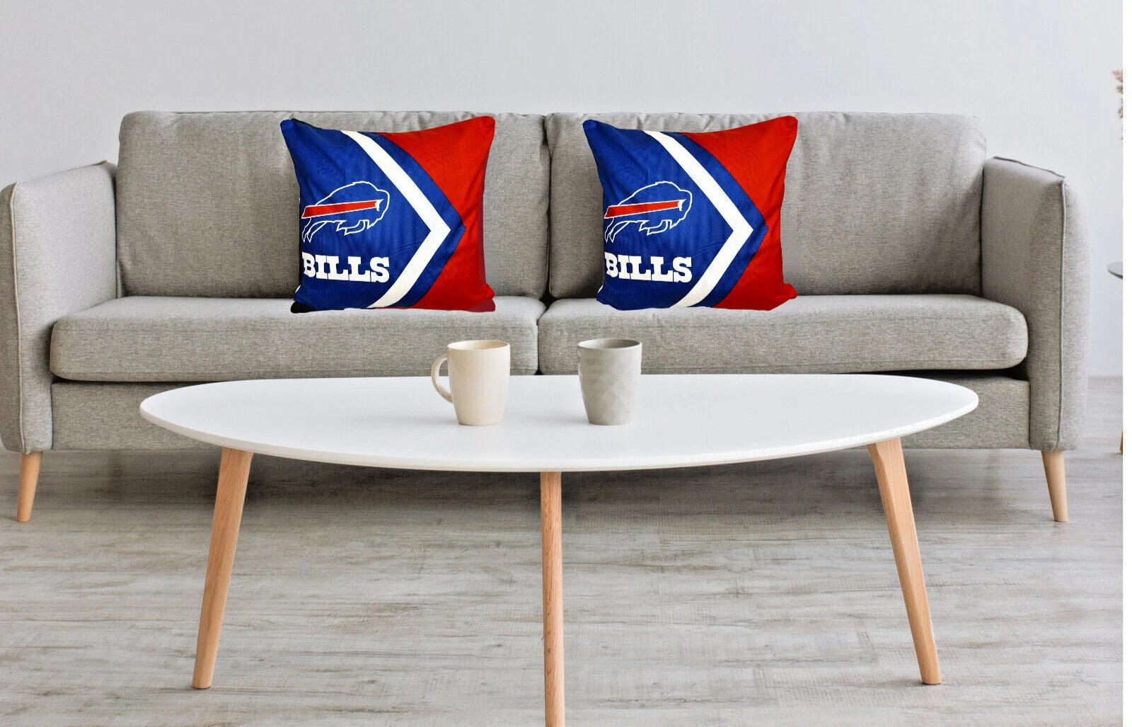 Buffalo Bills Throw Pillow, Gift For Football Lover