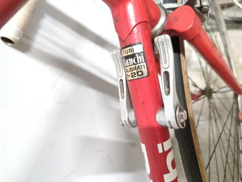 Fahrrad Bike Eroica Rennrad Rennrad Bianchi Rekord 838 55 x 54 28" - Bild 5 von 12