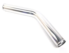 Universal Aluminum 45degree Pipe 2.5" OD for Intake Turbo Intercooler 24"Length