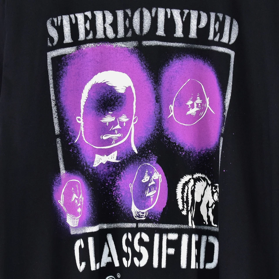 Camiseta Ambigua Estereotipada Clasificada Artista Adicto Patineta Russ Pope L Foto 3 de 4