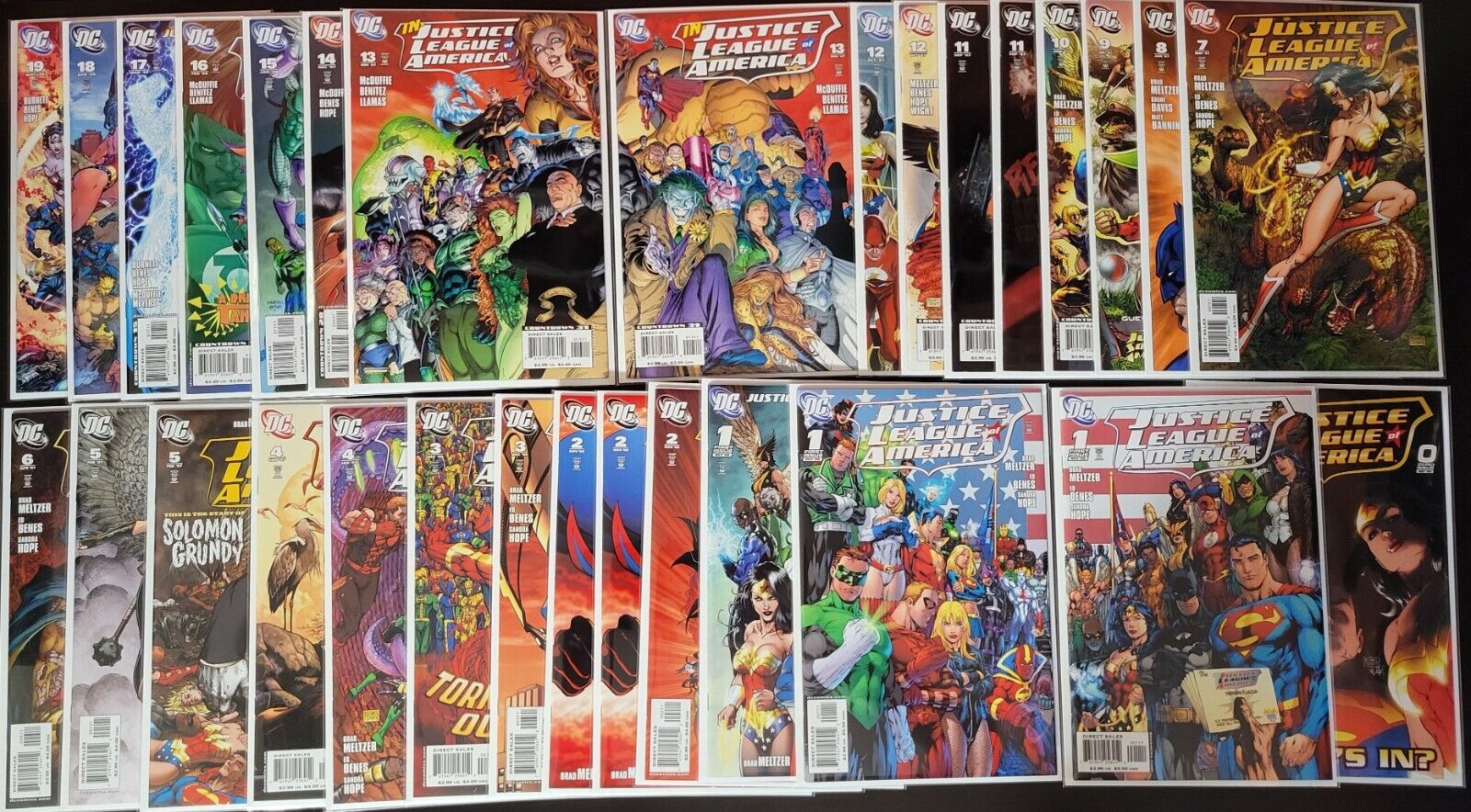 Justice League of America V2 #0 - #19 Tons of Variants DC comics 2006 Lot of 30.