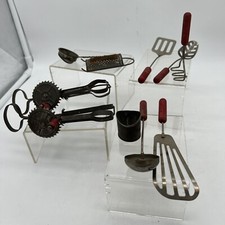 Miniature Children  s Kitchen Utensils Lot Of 10 2 Betty Taplin Toy Egg Beaters