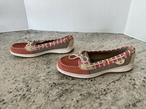 Sperry Angelfish Boat Shoes Pink, Women 