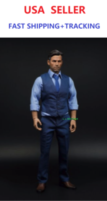 CUSTOM 1/6 Batman Bruce Wayne Ben Affleck in BLUE suit FULL set | eBay