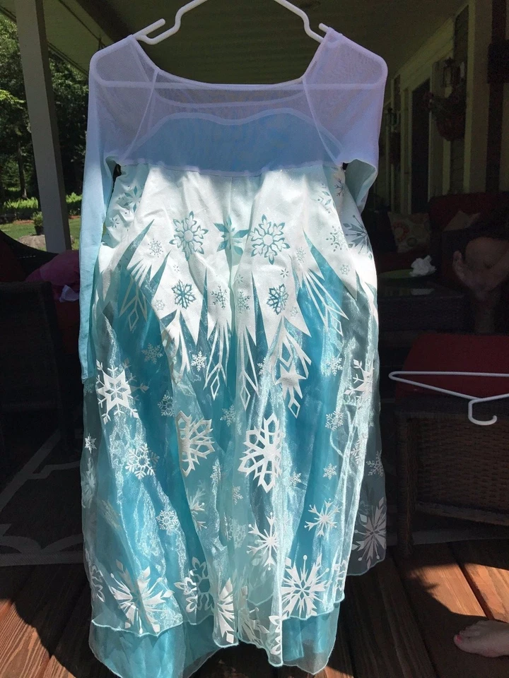 The Disney Store Princess Elsa Frozen Halloween Costume 9 / 10 Dress - Image 2 of 2