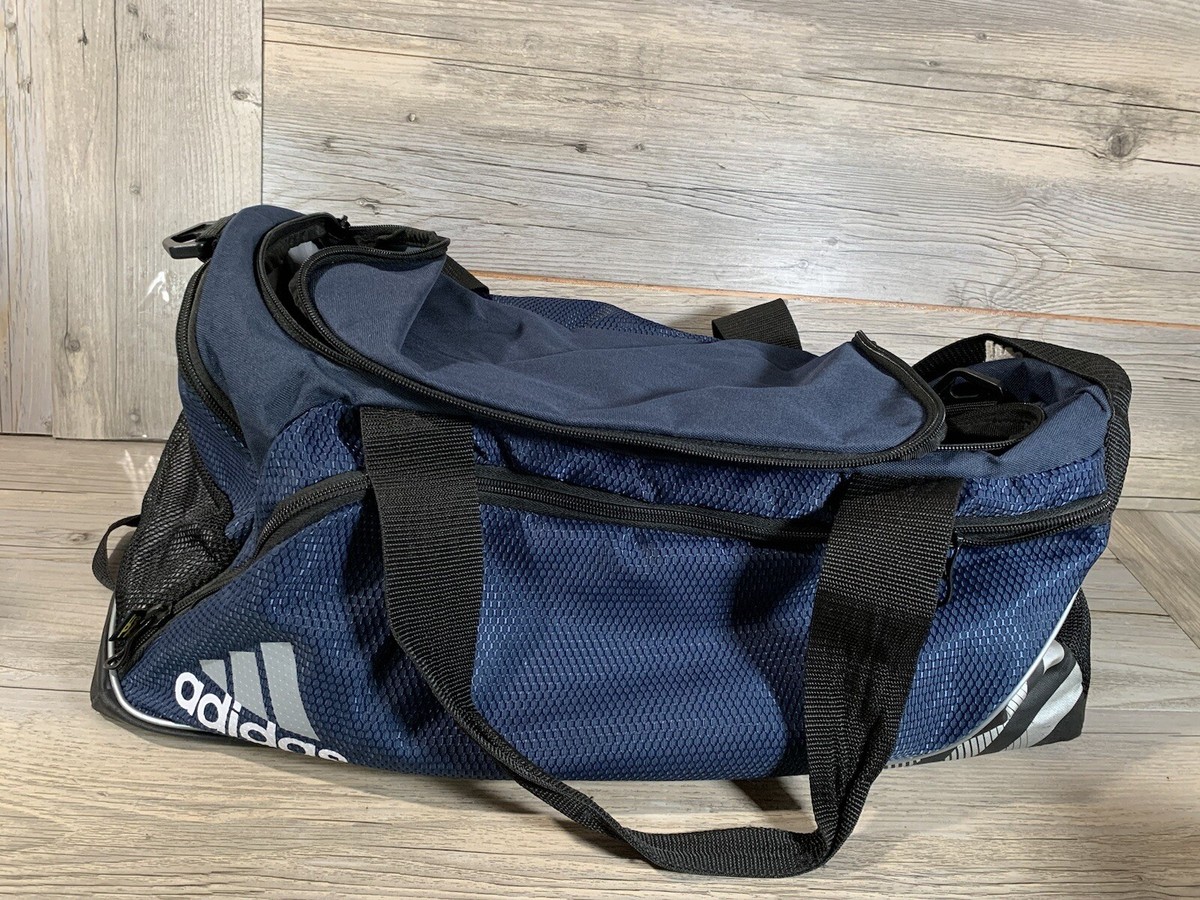 Adidas Climaproof Duffle Bag Navy Blue Gym Travel Duffel Fresh Pak 23 x 10 Adidas Climaproof Duffle Bag Navy Blue Gym Travel Duffel Fresh Pak 23 x 10