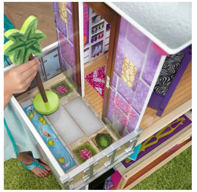 Kidkraft супермодель деревянный кукольный домик лифт 12 дюймов куклы 50» высотой новый - Изображение 2 из 4