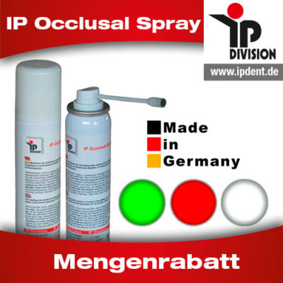 IP Okklusionsspray 75ml grün weiß rot Okklusion Dental Zahntechnik Zahnarzt