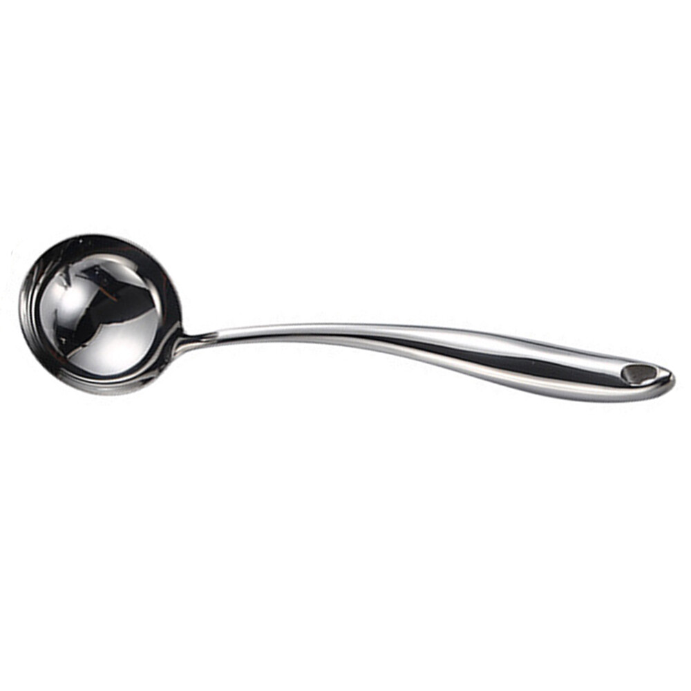 Metal Soup Ladle Integral Forming Soup Stainless Steel Kitchen Spoon