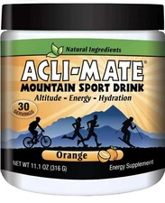 Acli-Mate Mountain Sport Drink Altitude Sickness Aid 30 Servings. Case of 12