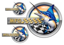 3 Adesivi MFG Barca Marlin Designer