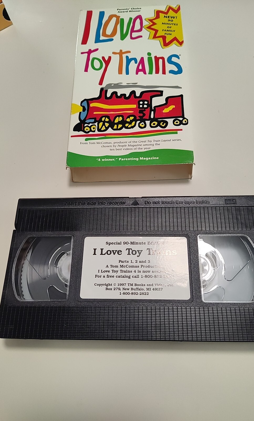 I Love Toy Trains 1, 2, 3 VHS 90 MINUTES (1997) 780484535334 eBay