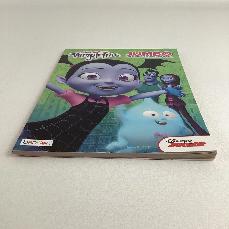 Disney Junior Vampirina Jumbo Coloring Activity Book Puzzles Mazes Oxana Bendon - Image 4 of 4
