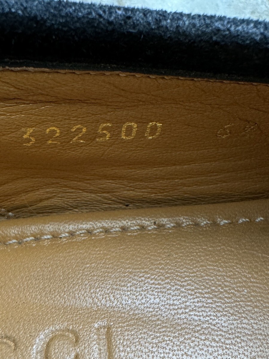 GUCCI Jordaan Horsebit Navy Blue Suede Web Loafers 6.5 / 7  1953 Moccasin $1000 Gucci Jordaan Horsebit suede loafers in blue - Gucci | Mytheresa main image 2