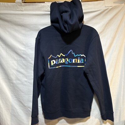 Patagonia Men's Unity Fitz Uprisal Hoodie Navy Blue Size S Women's