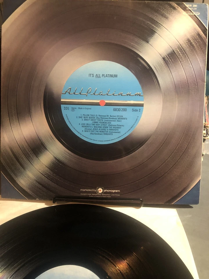 It’s All Platinum Compilation Vinyl Lp Album Record Phonogram 1975 Soul R&B - Image 3 of 4