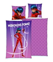 Herding Renforcé Wende BettwäSche 2 Tlg 135X200Cm Miraculous Power Ladybug Cat