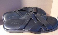 mens rockport sandals, black, size 8