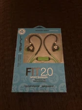 Jlab Fit 2.0 Sport Headphones / EarBuds Sweatproof Washable Customizable NEW B19