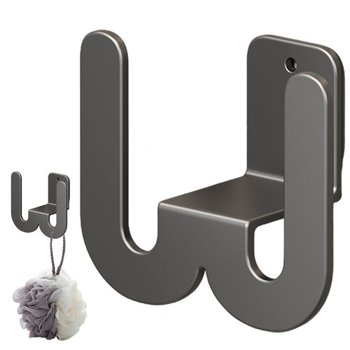 2*Bathroom Perforation-Free Wall Mounted Drying Slipper Shoes Rack Storage Hooks - Picture 6 of 15