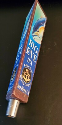 BALLAST POINT BIG EYE IPA TAP HANDLE Craft Beer Fish Logo San Diego Brewing Co
