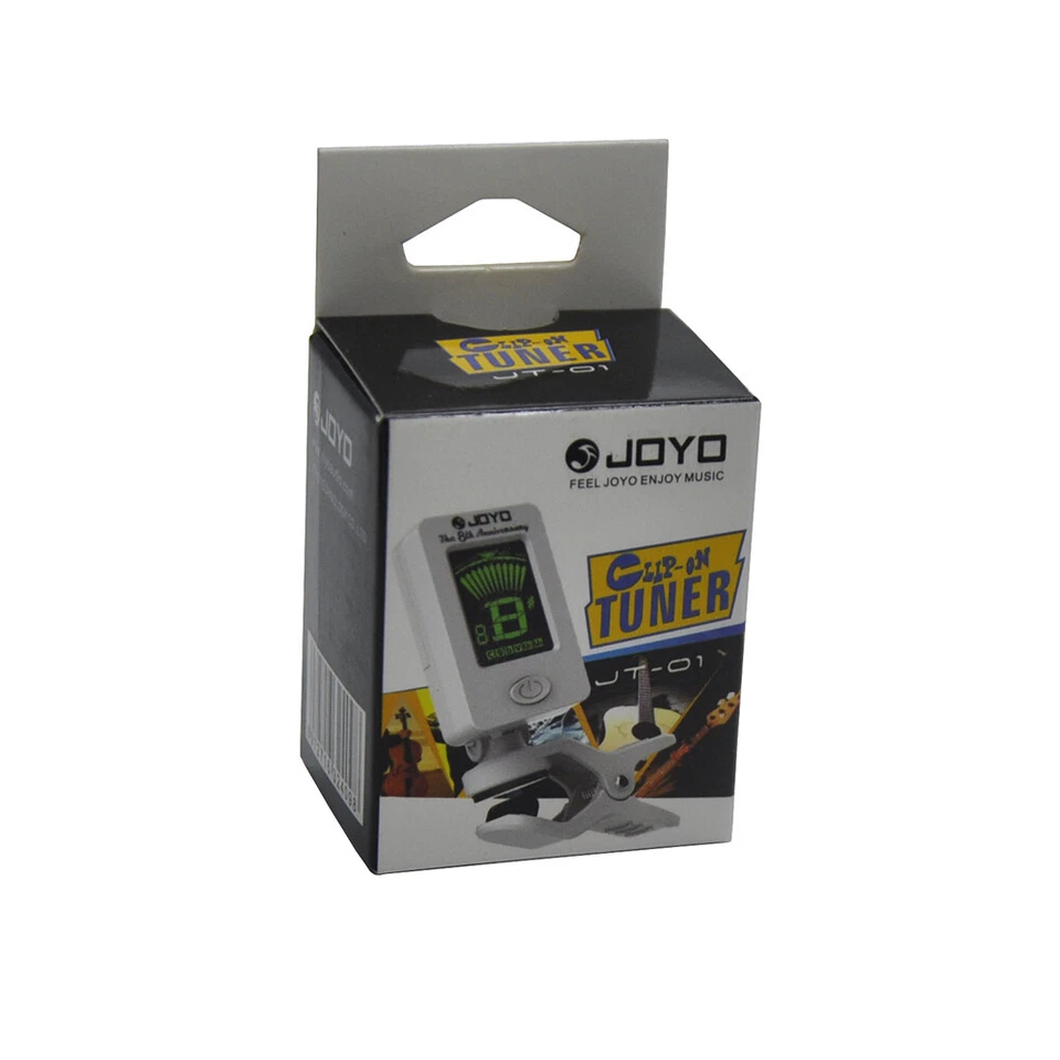 Sintonizador con clip JOYO JT-01 360 grados rotación libre multifunción blanco 5 piezas Foto 2 de 4