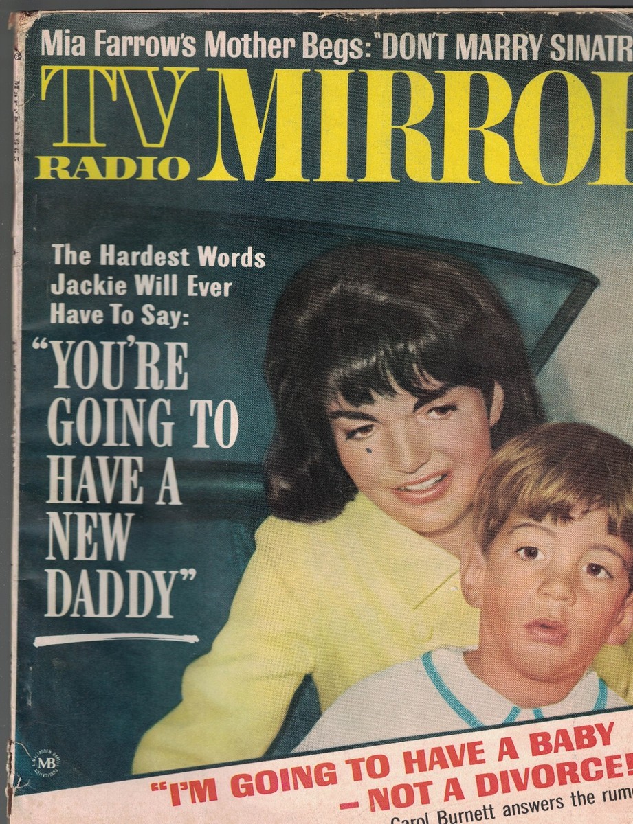 TV Radio Mirror Magazine March 1965 Jackie Kennedy Mia Farrow Carol Burnett