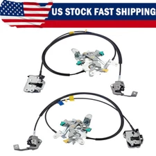 Left & Right Rear Door Latch Lock Cable Extended Cab For Ford F-250 Super Duty