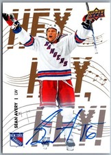 25-26 NEW YORK RANGERS CENTENNIAL HEY, HEY, HEY! AUTO - SEAN AVERY #HHH-24