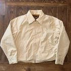 Vintage Sears The Men’s Store Outerwear Lined Jacket Size XL Beige