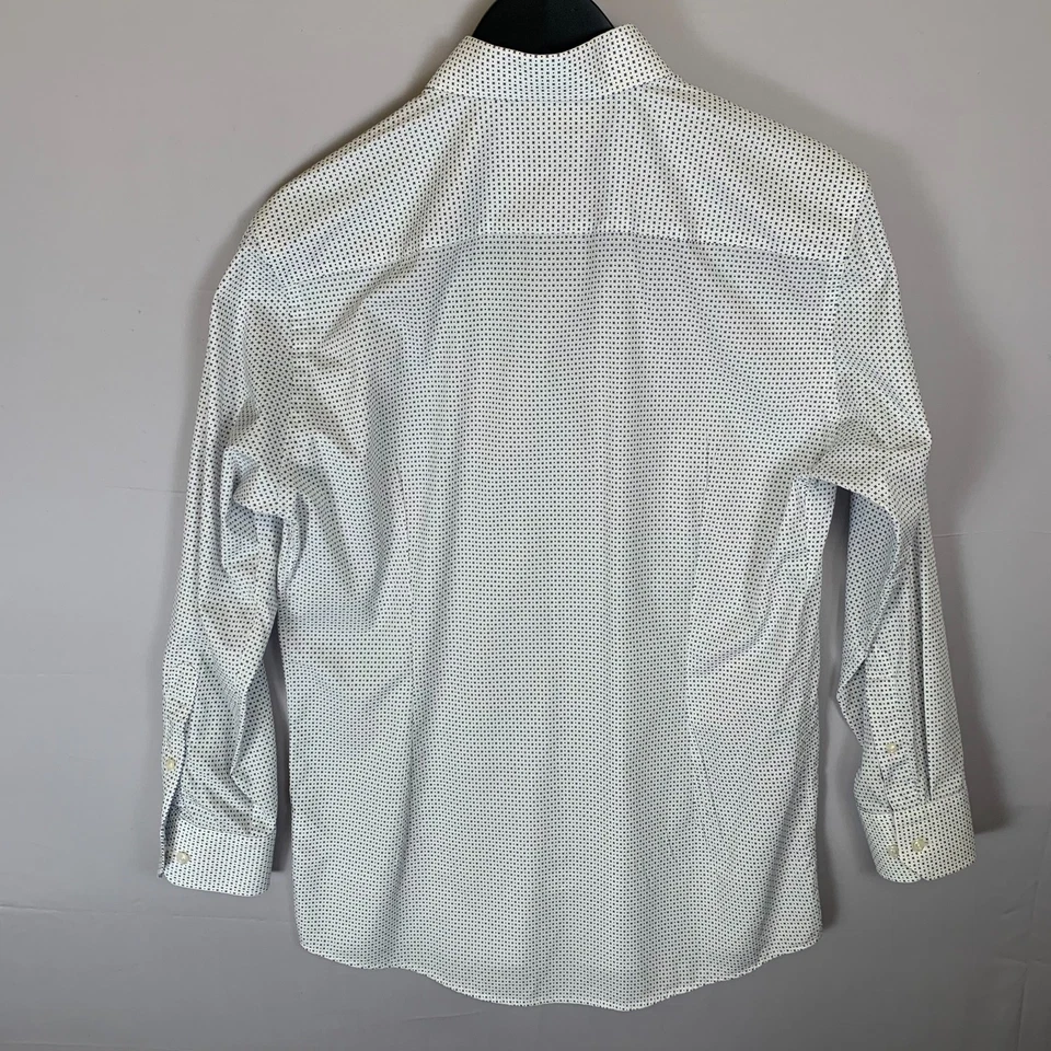 Camisas de vestir ETON para hombre con botones contemporáneas calce ajustado 100 % algodón floral 42 16,5 Foto 3 de 4