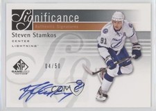 2011-12 SP Game Used Edition SIGnificance 4/50 Steven Stamkos #SIG-SS Auto 8e5
