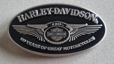 Harley Davidson Gürtelschnalle 110 Years of Great Motorcycles