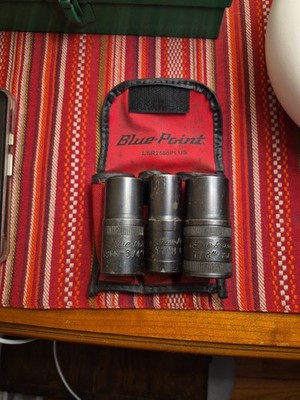 BLUE-POINT 1/2'' DRIVE 3PC LUG/LOCK FLIP TWIST SOCKET SET LSR2500PLUS