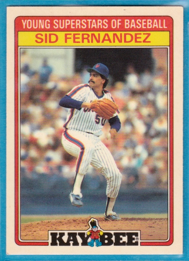 1986 Topps Kay Bee Toys Young Superstars of Baseball - Sid Fernandez #10