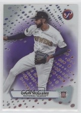 2023 Topps Pristine Purple Refractor 26/99 Devin Williams #297 0q21