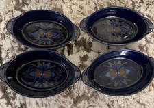 Denby Langley Baroque Au Gratin 9” Oval Baking Dish Lot Of 4 England