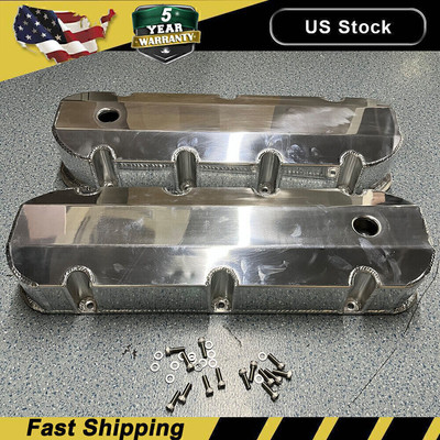 Aluminum Fabricated Valve Cover for Big Block Chevy BBC 396 454 w/Breather Hole