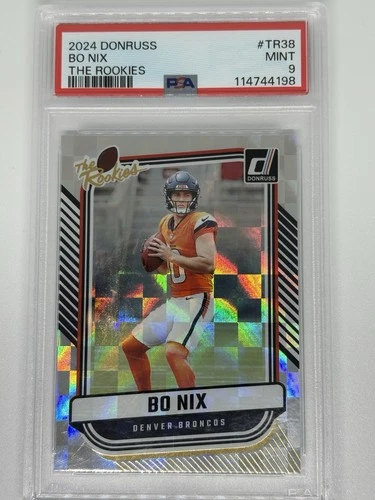 2024 Donruss Bo Nix The Rookies Psa 9 Rookie Card *SUPERBOWL BOUND*