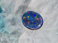 Schöne große Australische Opal Triplette  für DIY Anhänger      (M15)