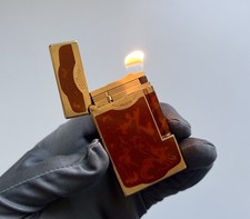 S.T. Dupont Ligne 2 Chinalack Oscuro Maduro Zigarren-Doppelflamme Vintage RAR