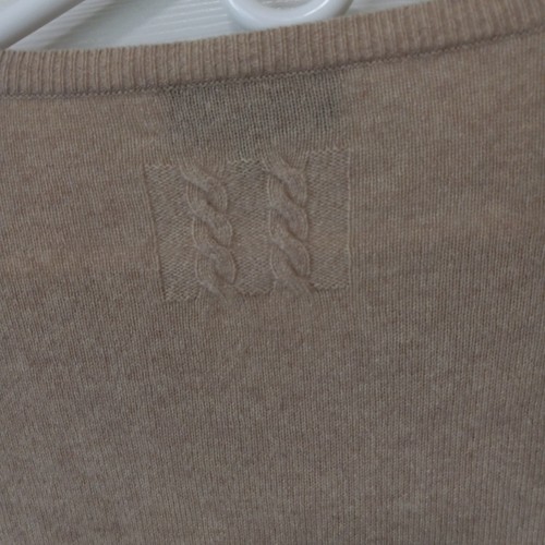 NILI LOTAN Women's Light Brown Cashmere Knit Sweater Casual Career Minimalist S - Picture 3 of 6