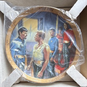 Star Trek “Mirror, Mirror” Commemorative Collector Plate w/ COA (1986)