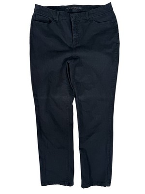 Chico's Black High-Rise The So Lifting Slim Leg Denim Jeans Women's 2 US 12