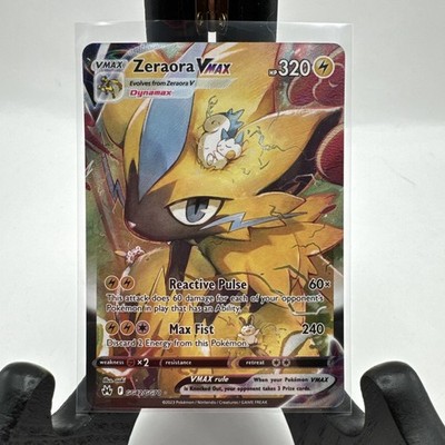 Pokemon Zeraora VMAX GG42/GG70 Crown Zenith: Galarian Gallery Holo